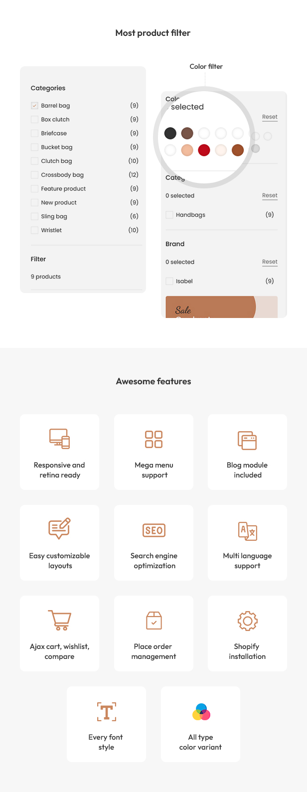 Isabel - Handbag eCommerce Responsive Shopify 2.0 Theme